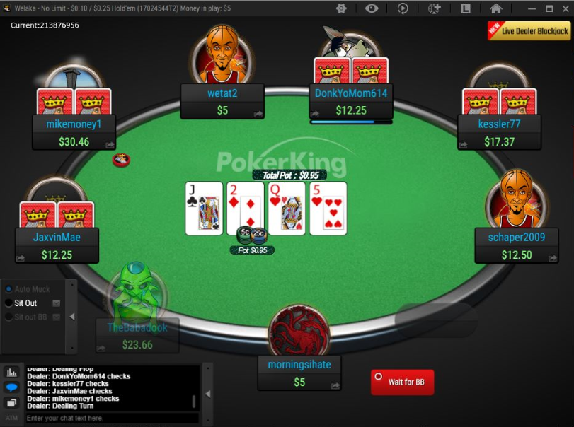дизайн стола PokerKing