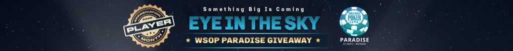 Eye in the Sky: раздача призов сетью WPN в честь WSOP Paradise 2025 и месяца благодарности игроков 9 декабря 2025.